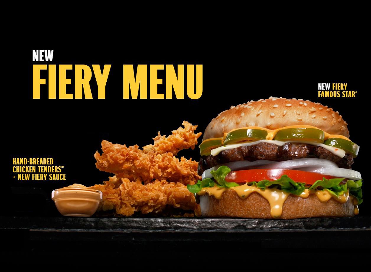 Carl's Jr. Brings the Heat with their New Fiery Menu Burgers, Double