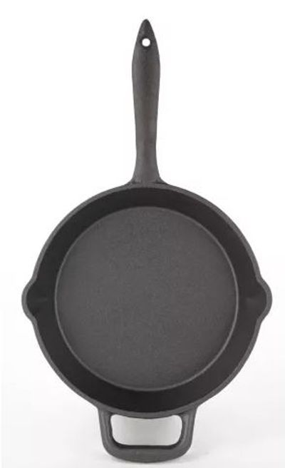 Lagostina Black Cast Iron Frying Pan, 10-in For $19.99 At Canadian Tire Canada