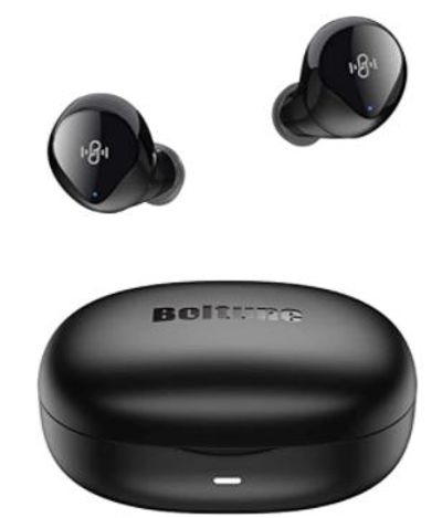 Wireless Earbuds, Boltune Bluetooth 5.0 True Wireless Earbuds with Mic, Impressived Bass, IPX8 Waterproof in Ear Bluetooth Headsets, Touch Control, USB-C Quick Charge/36Hours Playtime, Single/Twin Mode For $50.99 At Amazon Canada