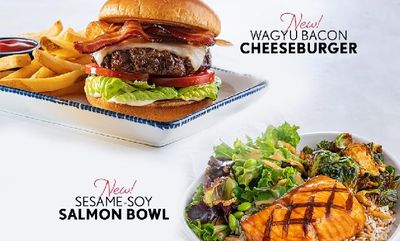 NEW SESAME-Cheeseburger at Red Lobster