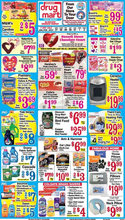 Discount Drug Mart (OH) Weekly Ad Flyer January 27 to February 2