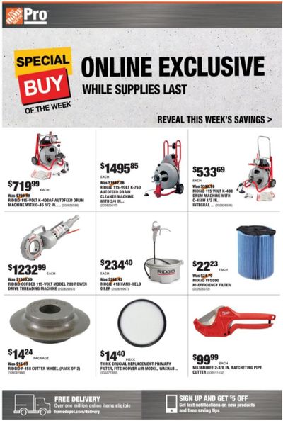 The Home Depot Weekly Ad Flyer January 25 to February 1
