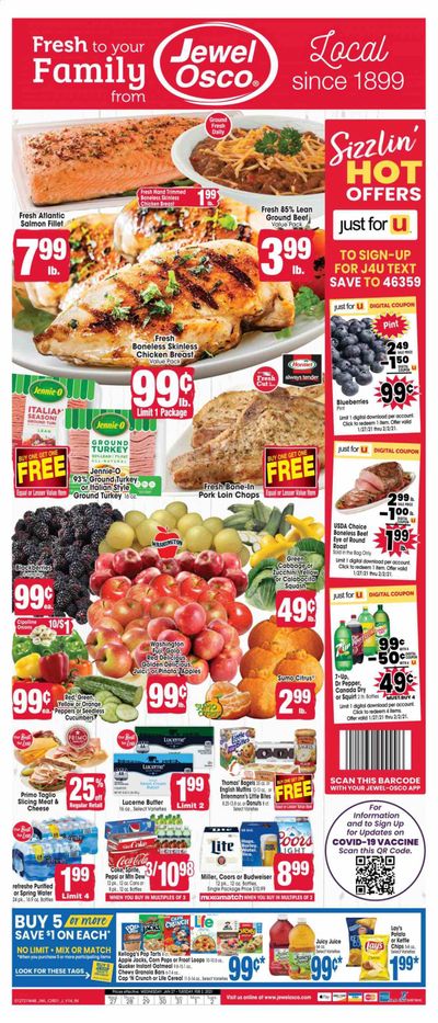 Jewel Osco (IN) Weekly Ad Flyer January 27 to February 2