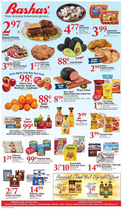 Bashas' Weekly Ad Flyer January 27 to February 2