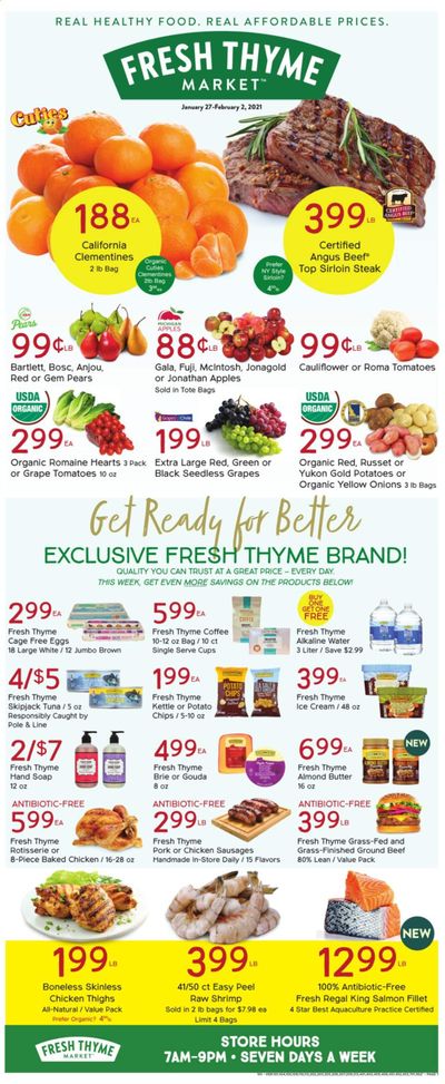 Fresh Thyme Weekly Ad Flyer January 27 to February 2