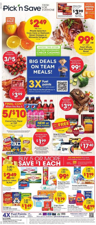 Pick ‘n Save Weekly Ad Flyer January 27 to February 2