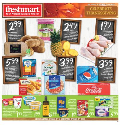 Freshmart (ON) Flyer October 3 to 9