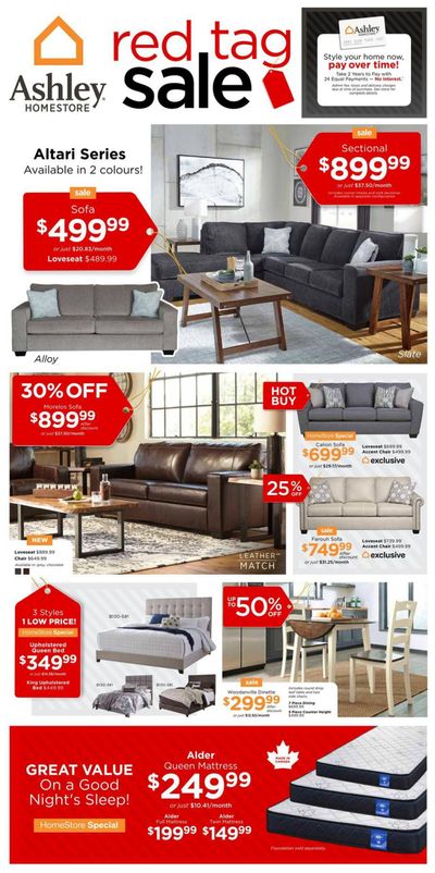 Ashley HomeStore (West) Flyer October 3 to 23