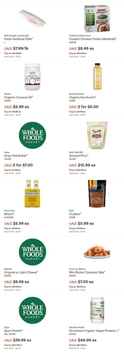 Whole Foods Market (ON) Flyer October 2 to 8