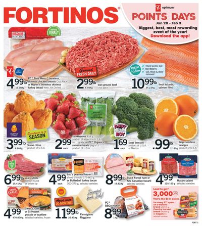 Fortinos Flyer January 28 to February 3