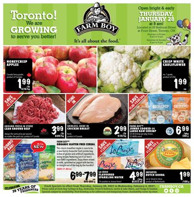 Farm Boy (Toronto) Flyer January 28 to February 3