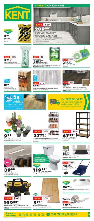 Kent Building Supplies Flyer January 28 to February 3