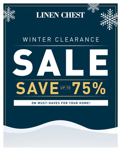 Linen Chest Flyer January 27 to February 21