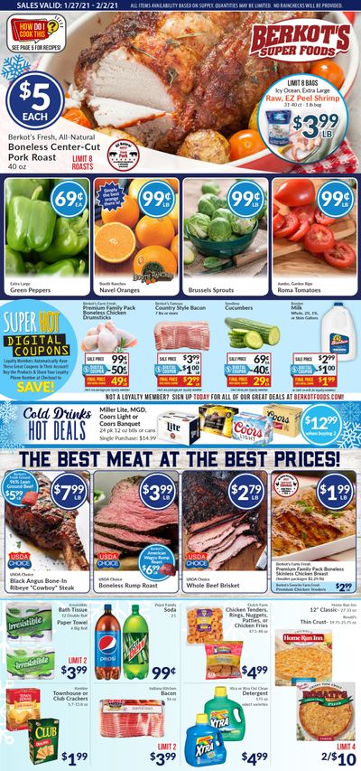 Berkot's Super Foods Weekly Ad Flyer January 27 to February 2, 2021