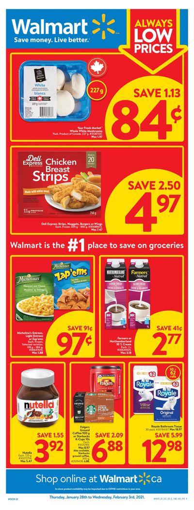 Walmart (Atlantic) Flyer January 28 to February 3