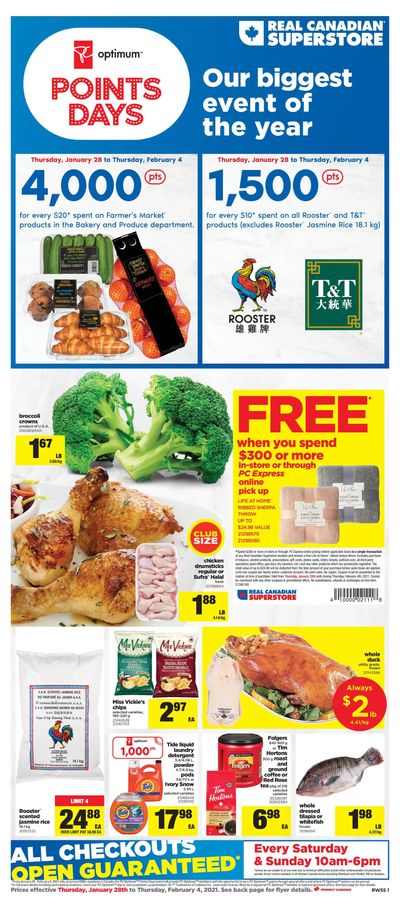 Real Canadian Superstore (West) Flyer January 28 to February 4