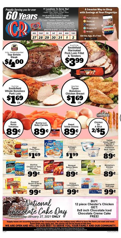 C&R Market Weekly Ad Flyer January 27 to February 2, 2021