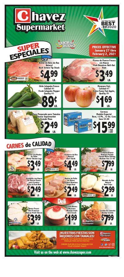 Chavez Weekly Ad Flyer January 27 to February 2, 2021