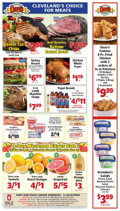 Dave's Markets Weekly Ad Flyer January 27 to February 2, 2021