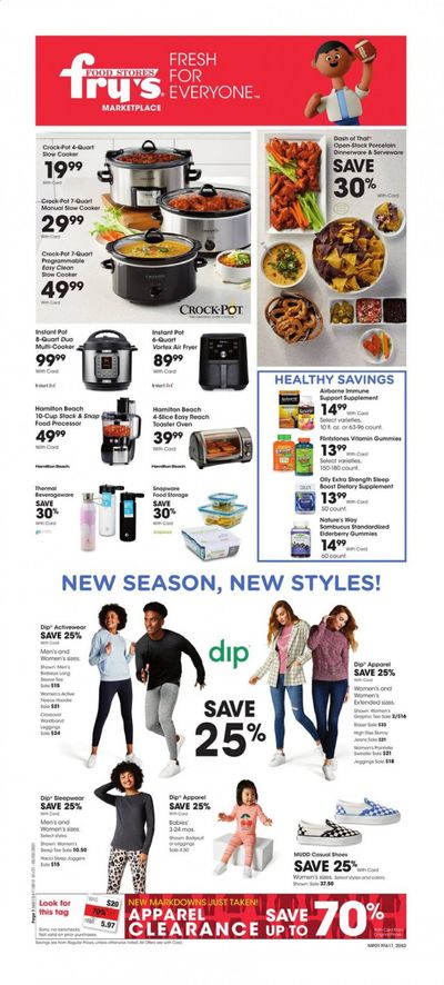 Fry’s (AZ) Weekly Ad Flyer January 27 to February 2