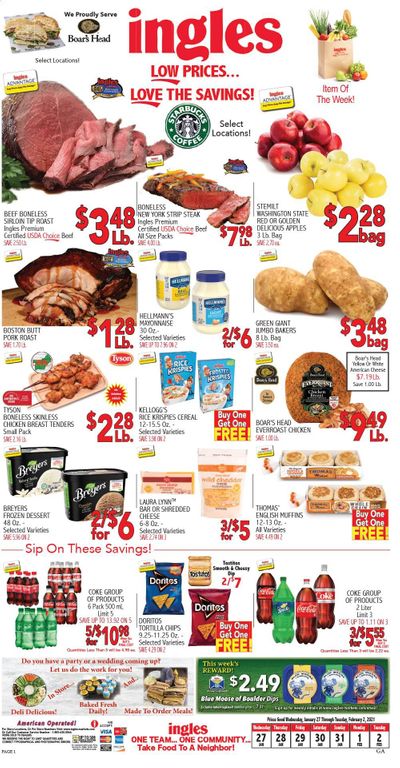 Ingles Weekly Ad Flyer January 27 to February 2