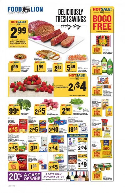 Food Lion (Fo, SC) Weekly Ad Flyer January 27 to February 2
