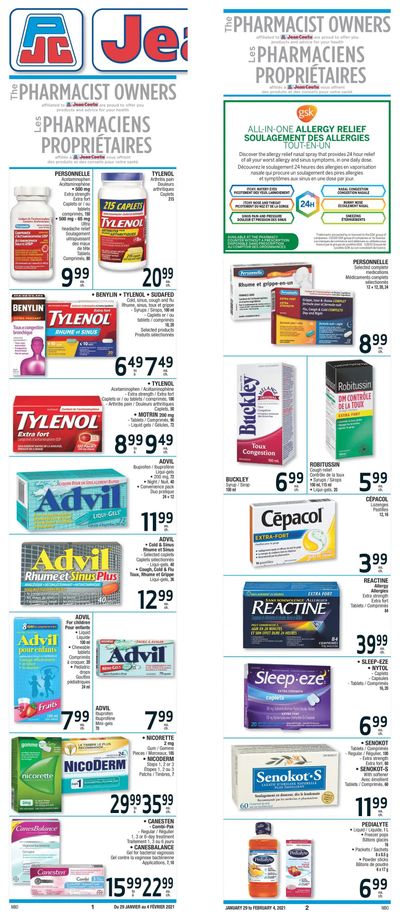 Jean Coutu (NB) Flyer January 29 to February 4