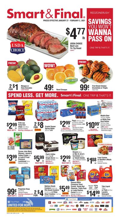 Smart & Final Weekly Ad Flyer January 27 to February 2, 2021