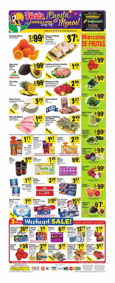 Fiesta Mart (TX) Weekly Ad Flyer January 27 to February 2