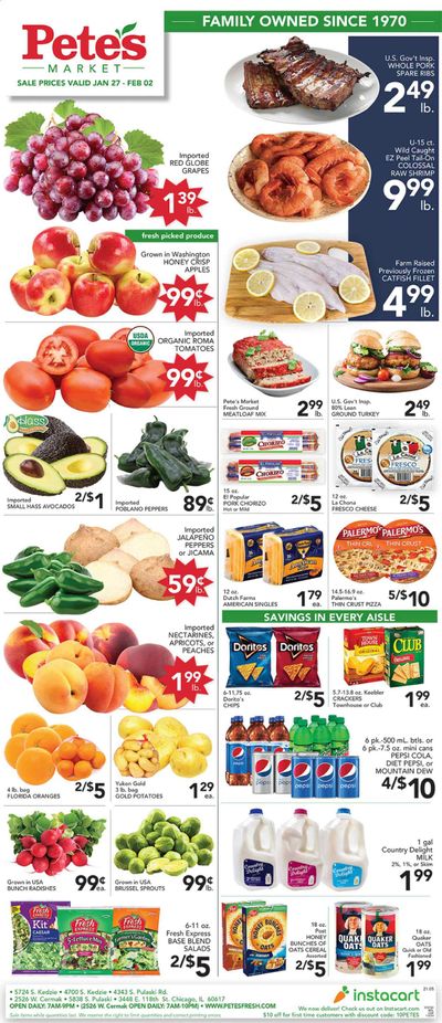 Pete's Fresh Market (IL) Weekly Ad Flyer January 27 to February 2