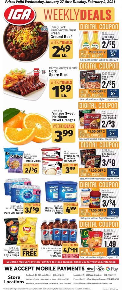 IGA Weekly Ad Flyer January 27 to February 2