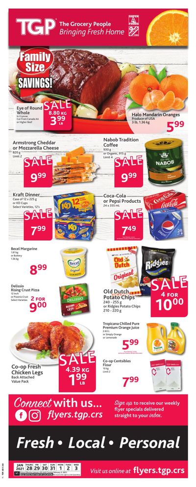 TGP The Grocery People Flyer January 28 to February 3