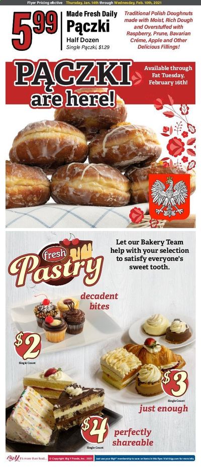 Big Y (CT, MA) Weekly Ad Flyer January 14 to February 10