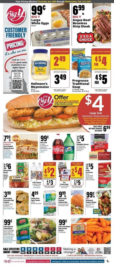 Big Y (MA) Weekly Ad Flyer January 28 to February 3 Big Y (MA) Weekly Ad Flyer January 28 to February 3