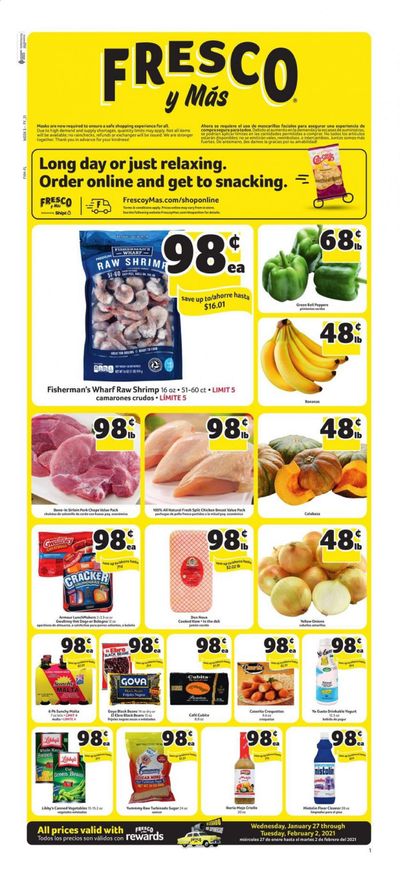 Fresco y Más Weekly Ad Flyer January 27 to February 2