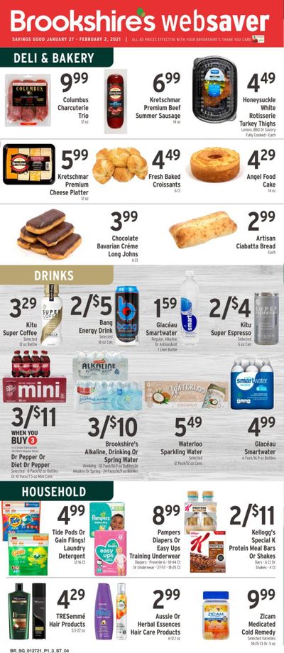 Brookshires Weekly Ad Flyer January 27 to February 2