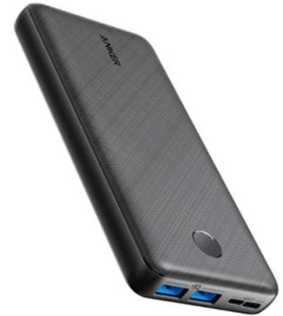 Anker PowerCore Essential 20000 Power Bank, 20000mAh Portable Charger with PowerIQ Technology and USB-C Input, High-Capacity External Battery Compatible with iPhone, Samsung, iPad, and More For $33.99 At Amazon Canada