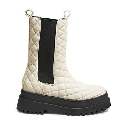 Public Desire Quilted Platform Chelsea Boots For $49.50 At Hudson's Bay Canada