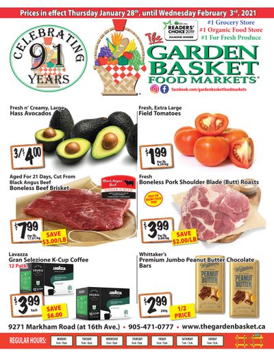The Garden Basket Flyer January 28 to February 3