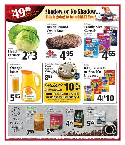 The 49th Parallel Grocery Flyer January 28 to February 3