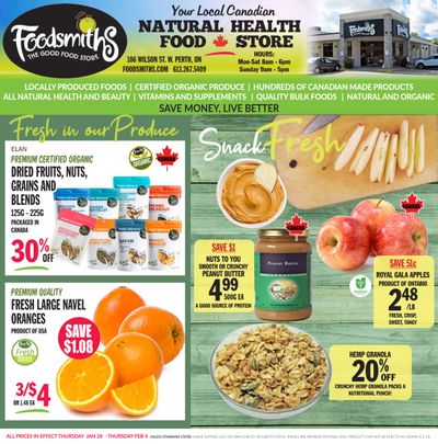 Foodsmiths Flyer January 28 to February 4