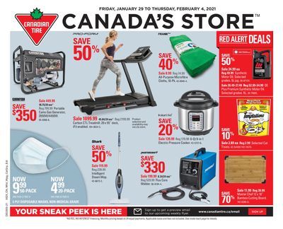 Canadian Tire (West) Flyer January 29 to February 4