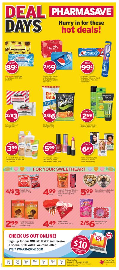 Pharmasave (BC, AB, SK & MB) Flyer January 29 to February 4