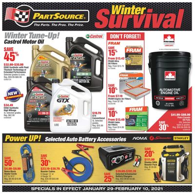 PartSource Flyer January 29 to February 10