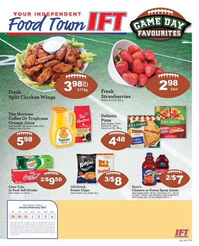IFT Independent Food Town Flyer January 29 to February 4