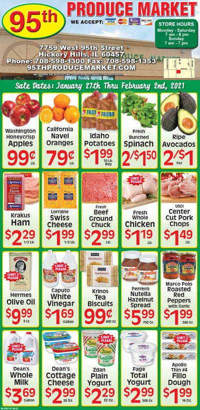 95th Produce Market Weekly Ad Flyer January 27 to February 2, 2021