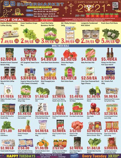 88 Supermarket Flyer January 28 to February 3