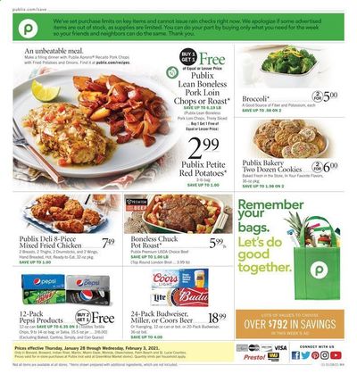 Publix (AL, FL, GA, NC, SC, TN, VA) Weekly Ad Flyer January 28 to February 3