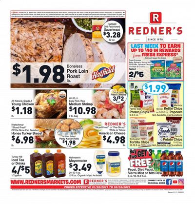 Redner's Markets Weekly Ad Flyer January 28 to February 3