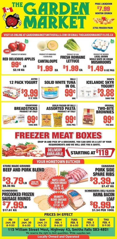 The Garden Market Flyer January 29 to February 4
